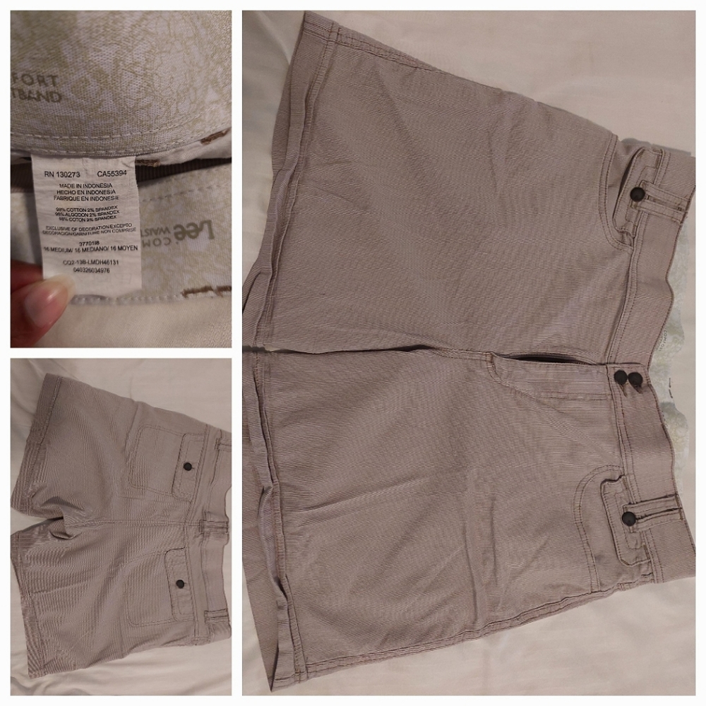 Lee Comfort Waistband Cuffed Shorts, 16